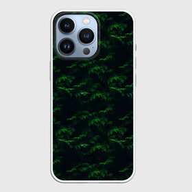 Чехол для iPhone 13 Pro с принтом Еловый рай в городе Новоалтайск,  |  | ели | елки | камуфляж ели | камуфляж ёлки | одежда 3d | одежда полная запечатки | одежда про лес | одежда с елками | одежда с лесом | приколы про лес | принт с лесом