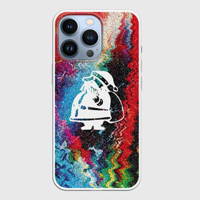 Чехол для iPhone 13 Pro с принтом Дед Мороз и северное сияние в городе Новоалтайск,  |  | Тематика изображения на принте: абстракция | дед мороз | новый год | праздник | пятна