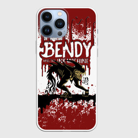 Чехол для iPhone 13 Pro Max с принтом BLOOD | BLACK AND WHITE | BENDY AND THE INK MACHINE в городе Новоалтайск,  |  | bendy | bendy and the ink machine | бенди | бенди и чернильная машина | большие чудеса | взлёты и падения | движущиеся картинки | последняя бобина | старая песня
