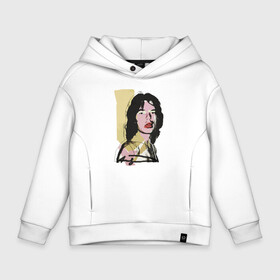Детское худи Oversize хлопок с принтом Andy Warhol   Mick Jagger pop art в городе Новоалтайск, френч-терри — 70% хлопок, 30% полиэстер. Мягкий теплый начес внутри —100% хлопок | боковые карманы, эластичные манжеты и нижняя кромка, капюшон на магнитной кнопке | Тематика изображения на принте: andy warhol | celebrity | mick jagger | rolling stones | sketch | знаменитость | мик джаггер | ролинг стоунз | энди уорхол | эскиз