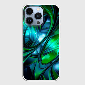 Чехол для iPhone 13 Pro с принтом Изумрудное настроение в городе Новоалтайск,  |  | абстракция | дизайн | зеленый | изумрудный | кротовая нора | неизвестность | падение | тоннель | фантастика