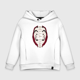Детское худи Oversize хлопок с принтом De Papel Mask в городе Новоалтайск, френч-терри — 70% хлопок, 30% полиэстер. Мягкий теплый начес внутри —100% хлопок | боковые карманы, эластичные манжеты и нижняя кромка, капюшон на магнитной кнопке | blla ciao | la casa de papel | money heist | netflix | spain | банк | белла чао | берлин | богота | бумажный дом | грабитель | дали | денвер | деньги | испания | маска | москва | найроби | нетфликс | ограбление | осло | профессор