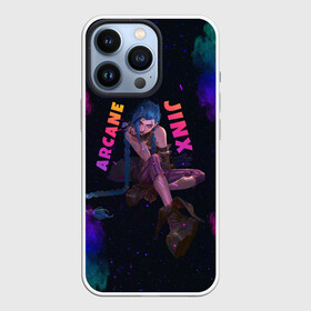 Чехол для iPhone 13 Pro с принтом ПОРОХ В НЕОНОВОМ ДЫМУ | ARCANE в городе Новоалтайск,  |  | arcane | arcane league of legends | cartoon | jinx | league of legends | mult | stim punk | stimpunk | аркеин | аркейн | джинкс | мульт | мультик | паудер | паудэр | порох | психопатка | синеголовая | синий хвост | стим панк | стимпанк