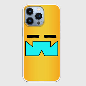 Чехол для iPhone 13 Pro с принтом GEOMETRY DASH CLASSIC SMILE FACE в городе Новоалтайск,  |  | 2d | arcade | demon | game | geometry dash | levels | meltdown | robtop | smile | аркада | геометрический тире | демон | раннер | смайлы | уровни | эмоции