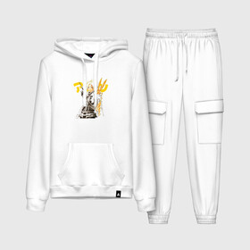 Женский костюм хлопок (с толстовкой) с принтом Ди Грэй мен | D.Gray man, Аллен Уолкер | Allen Walker   Gods Joker в городе Новоалтайск,  |  | allen walker | bean sprout | crown clown | dgrayman | gods joker | short stack | аллен уолкер | ди грэймен