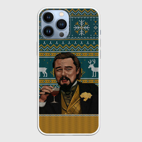 Чехол для iPhone 13 Pro Max с принтом Келвин Кенди смеется   с новым годом в городе Новоалтайск,  |  | calvin candie | дикаприо с бокалом смеется | келвин кенди | келвин кенди смеется | леонардо дикаприо с бокалом | мем с дикаприо