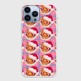 Чехол для iPhone 13 Pro Max с принтом Милый Тигренок , Cute Tiger в городе Новоалтайск,  |  | Тематика изображения на принте: baby tiger | cartoon | new year | tiger | лапки | мультяшный стиль | новый год | тигр | тигренок | шапочка