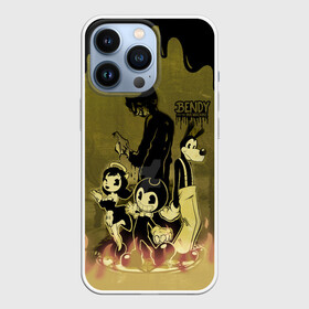 Чехол для iPhone 13 Pro с принтом FRIEND BENDY AND THE INK MACHINE в городе Новоалтайск,  |  | alice angel | bendy | bendy and the ink machine | ангел алиса | бенди | бенди и чернильная машина | большие чудеса | взлёты и падения | движущиеся картинки | последняя бобина | старая песня