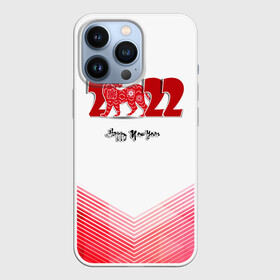 Чехол для iPhone 13 Pro с принтом 2022 Год Тигра | Happy New Year | Новый Год в городе Новоалтайск,  |  | 2022 | black | cat | christmas | merry | new year | tiger | xmas | водяной | год тигра | надпись | нг | новый год | полосатый | рождество | снег | снежинки | тигры | узор | черный