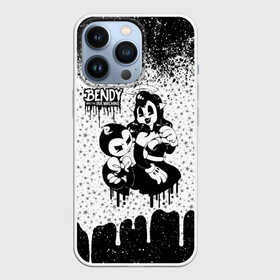 Чехол для iPhone 13 Pro с принтом BENDY AND ALICE | COSMO STAR в городе Новоалтайск,  |  | alice angel | bendy | bendy and the ink machine | ангел алиса | бенди | бенди и чернильная машина | большие чудеса | взлёты и падения | движущиеся картинки | последняя бобина | старая песня