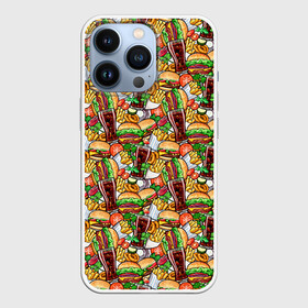 Чехол для iPhone 13 Pro с принтом Быстрое Питание и Напитки в городе Новоалтайск,  |  | burger | cheeseburger | fast food | hamburger | hot dog | pizza | блюдо | бургер | быстрое питание | гамбургер | еда | жратва | завтрак | картошка фри | кола | корм | кушанье | макдоналдс | обед | перекус | пицца | пища | повар