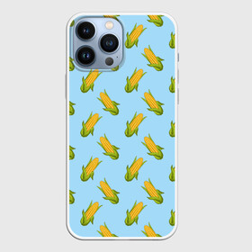 Чехол для iPhone 13 Pro Max с принтом Кукуруза паттерн в городе Новоалтайск,  |  | corn | еда | зож | корн | кукуруза | овощи | паттерн | пп | правильное питание