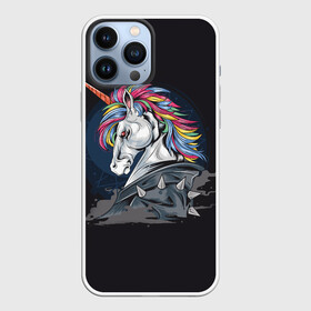 Чехол для iPhone 13 Pro Max с принтом ЕдиноРожец в городе Новоалтайск,  |  | Тематика изображения на принте: брутал | единорог | лошадь | пони | шипы