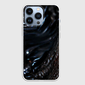 Чехол для iPhone 13 Pro с принтом Элегантный инопланетянин в городе Новоалтайск,  |  | Тематика изображения на принте: без букв | без надписей | блестящий | дракон | змея | однотонный | тренд | фантастика | хищник | черный | чужой
