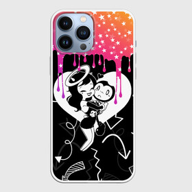 Чехол для iPhone 13 Pro Max с принтом ЗВЕЗДНЫЙ БЕНДИ | BENDY AND THE INK MACHINE в городе Новоалтайск,  |  | Тематика изображения на принте: bendy | bendy and the ink machine | бенди | бенди и чернильная машина | большие чудеса | взлёты и падения | движущиеся картинки | звездный бенди | последняя бобина | старая песня