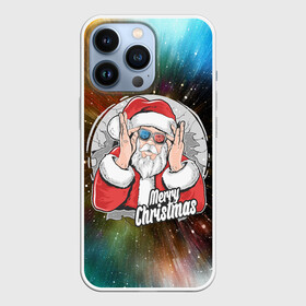Чехол для iPhone 13 Pro с принтом Стерео Санта | 2022 в городе Новоалтайск,  |  | 2022 | christmas | frost | new year | santa claus | год тигра | дед мороз | дедушка мороз | мороз | наступающий год | новогодний | новый год | рождественский | рождество | рождество христово | с новым годом | санта