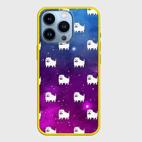 Чехол для iPhone 13 Pro с принтом UNDERTALE DOGS PATTERN SPACE в городе Новоалтайск,  |  | asriel dreemurr | chara | dog | frisk | galaxy | gaster blaster | heart | neon | sans | space | undertale | азриэль дримурр | андертейл | галактика | гастер | космос | меттатон | неон | санс | сердце | собака | фриск | чара