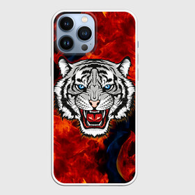 Чехол для iPhone 13 Pro Max с принтом ОГНЕННЫЙ ТИГР   FIRE TIGER в городе Новоалтайск,  |  | 2022 | beast | merry christmas | new year | red bow | santa hat | snow | tiger | winter | winter is coming | year of the tiger | год тигра | дед мороз | животные | звери | зверь | зима | зима 2022 | зима близко | новог | новогодни
