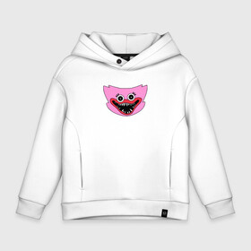 Детское худи Oversize хлопок с принтом Huggy Wuggy две стороны в городе Новоалтайск, френч-терри — 70% хлопок, 30% полиэстер. Мягкий теплый начес внутри —100% хлопок | боковые карманы, эластичные манжеты и нижняя кромка, капюшон на магнитной кнопке | Тематика изображения на принте: huggy wuggy | poppy playtime | вагги | поппи | хагги | хаги ваги