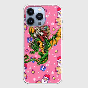 Чехол для iPhone 13 Pro с принтом САНТА НА ДРАКОНЕ | 2022 в городе Новоалтайск,  |  | 2022 | christmas | dragon | frost | new year | santa claus | дед мороз | дедушка мороз | драго | дракон | мороз | наступающий год | новогодний | новый год | рождественский | рождество | рождество христово | с новым годом