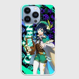 Чехол для iPhone 13 Pro с принтом VENTI GI GENSHIN IMPACT NEON SYMBOL в городе Новоалтайск,  |  | anime | genshin impact | venti | venti gi | аниме | венти | венти джи | геншен импакт | геншин импакт | геншин эмпакт | геншинимпакт | игры | персонажи