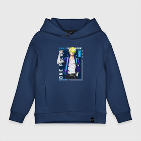 Детское худи Oversize хлопок с принтом Ван Пис | One Piece, Санджи | Sanji в городе Новоалтайск, френч-терри — 70% хлопок, 30% полиэстер. Мягкий теплый начес внутри —100% хлопок | боковые карманы, эластичные манжеты и нижняя кромка, капюшон на магнитной кнопке | one piece | sanji | ван пис | ванпис | винсмок | кок | одним куском | пират | повар | санджи