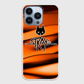 Чехол для iPhone 13 Pro с принтом Stray   Логотип в городе Новоалтайск,  |  | stray | блуждающий кот | бродить | игра про кота | потерявшийся кот | стрей | стрэй