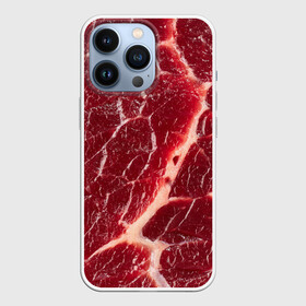 Чехол для iPhone 13 Pro с принтом Свежее мясо в городе Новоалтайск,  |  | еда | мясо | необычные | пища | провокация | хоррор