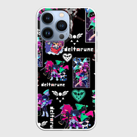 Чехол для iPhone 13 Pro с принтом DELTARUNE PATTERN ART   ГЕРОИ ДЕЛЬТАРУН в городе Новоалтайск,  |  | deltarune | deltarune 2 | game | magic | undertale символ | дельта | дельтарун | дельтарун 2 | джевил | знак руин андертейл | значок дельтарун пиксель | игра | королева | крис | магическая руна | магия | ноэлль | ральзей