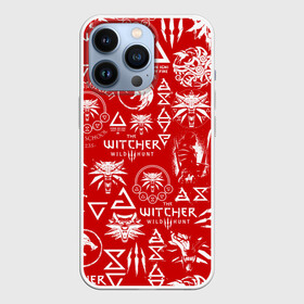 Чехол для iPhone 13 Pro с принтом THE WITCHER LOGOBOMBING   ЛОГОТИПЫ ВЕДЬМАКА в городе Новоалтайск,  |  | geralt | the witcher | the witcher wild hunt | witcher | wolf | аард | аксий | белый волк | бестиарий | ведьмак | ведьмак 3 | волк | геральт | игни | ирден | йенифер | каер морхен | квен | охотник | трисс | цири | школа волка