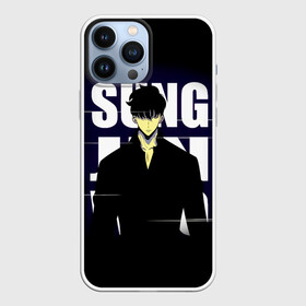 Чехол для iPhone 13 Pro Max с принтом Solo Leveling   Sung Jinwoo в городе Новоалтайск,  |  | i alone level up | jinwoo | solo leveling | sung | sung jinwoo | аниме | братан | владыка теней | ву | джин | командир | король | лжеранговый | манга | поднятие уровня в одиночку | слабейшее орудие человечества