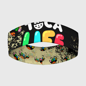 Повязка на голову 3D с принтом Toca Life | Тока Бока в городе Новоалтайск,  |  | toca boca | toca life | детская игра | игра | лого | логотип | персонажи | прикоснуться ко рту | тока бока