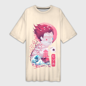 Платье-футболка 3D с принтом Хисока арт в городе Новоалтайск,  |  | anime | gekijouban hunter x hunter | hunter  hunter | аниме | анимэ | хантер х хантер | хисока
