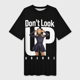 Платье-футболка 3D с принтом Don t look up  Ariana Grande в городе Новоалтайск,  |  | actress | ariana grande | black comedy | dont look up | film | netflix | singer | актриса | ариана гранде | не смотрите наверх | певица | фильм | чёрная комедия