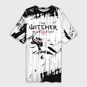 Платье-футболка 3D с принтом ведьмак ведьмак 2 в городе Новоалтайск,  |  | netflix | the witcher | witcher | ведьмак | ведьмак 1 сезон | ведьмак 2 сезон | ведьмак 3 | ведьмак netflix | ведьмак нетфликс | ведьмак обзор | ведьмак сериал | генри кавилл | геральт | геральт из ривии | дикая охота