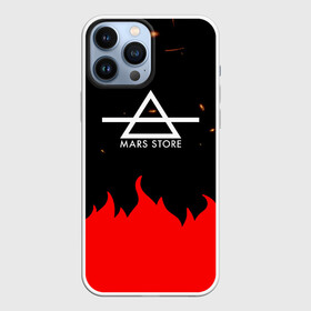 Чехол для iPhone 13 Pro Max с принтом [30 Seconds to Mars]   Fire в городе Новоалтайск,  |  | Тематика изображения на принте: 30 seconds to mars | 30 секунд до марса | джаред лето | музыка | рок