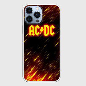 Чехол для iPhone 13 Pro Max с принтом AC DC Neon. в городе Новоалтайск,  |  | ac dc | acdc | ас дс | асдс | музыка | рок