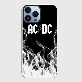 Чехол для iPhone 13 Pro Max с принтом AC DC Fire. в городе Новоалтайск,  |  | ac dc | acdc | ас дс | асдс | музыка | рок