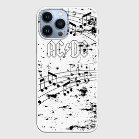 Чехол для iPhone 13 Pro Max с принтом [AC DC]   Музыкальные ноты в городе Новоалтайск,  |  | ac dc | acdc | back in black | ас дс | асдс | музыка | рок