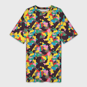 Платье-футболка 3D с принтом Модный военный камуфляж в городе Новоалтайск,  |  | camouflage | military | армия | боец | ввс | вдв | вмф | военный камуфляж | воин | война | гру | десантник | дшб | камуфляж | кгб | маскировка | масхалат | мвд | милитари | мчс | омон | охота | охрана | патриот | пво