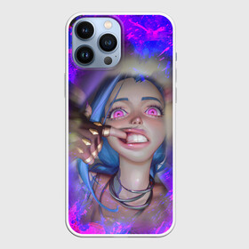 Чехол для iPhone 13 Pro Max с принтом Зубы Паудер | Arcane в городе Новоалтайск,  |  | arcane | arcane league of legends | cartoon | jinx | league of legends | mult | stim punk | stimpunk | аркеин | аркейн | джинкс | мульт | мультик | паудер | паудэр | порох | психопатка | синеголовая | синий хвост | стим панк | стимпанк
