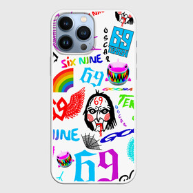 Чехол для iPhone 13 Pro Max с принтом 6IX9INE паттерн в городе Новоалтайск,  |  | 6ix9ine | 6ix9ine акула | daniel hernandez | gooba | rap | shark | six nine | tekashi | акула | даниэль эрнандес | музыка | реп | сикс найн | текаши