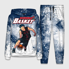 Женский костюм 3D (с толстовкой) с принтом Kuroko no Basuke, Aomine Daiki   Дайки Аомине в городе Новоалтайск,  |  | aomine daiki | basketball | kuroko no basket | kuroko no basuke | kuroko s basketball | аниме баскетбол | аомине дайки | баскетбол | баскетбол куроко | дайки аомине | куроко | куроку