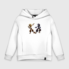 Детское худи Oversize хлопок с принтом Солнце и Луна из FNAF 5 в городе Новоалтайск, френч-терри — 70% хлопок, 30% полиэстер. Мягкий теплый начес внутри —100% хлопок | боковые карманы, эластичные манжеты и нижняя кромка, капюшон на магнитной кнопке | 5 ночей у фредди | five nights at freddys | fnaf | fnaf 5 | freddy | horror | moon | roxy | scary | security breach | sun | sun and moon | луна | полумесяц | солнце | солнце и луна | страшилка | ужастик | фнаф | фнаф 5 | фредди