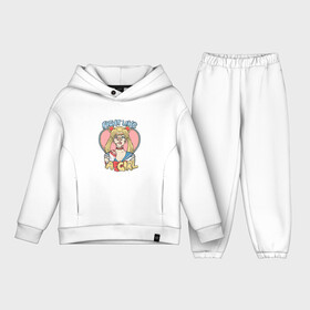 Детский костюм хлопок Oversize с принтом Sailor Moon файт 001 в городе Новоалтайск,  |  | sailor moon | драка | махосёдзё | сейлор марс | сейлор мун | усаги цукино | файт