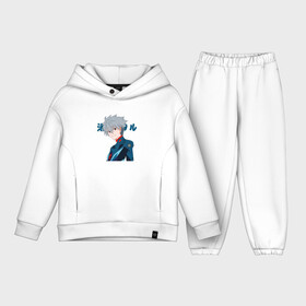 Детский костюм хлопок Oversize с принтом Евангелион | Neon Genesis Evangelion, Kaworu Nagisa | Каору Нагиса в городе Новоалтайск,  |  | evangelion | fifth child | kaoru | kaworu nagisa | neon genesis evangelion | tabris | евангелион | каору нагиса | пилот