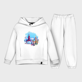 Детский костюм хлопок Oversize с принтом Москва. Россия. Туризм. в городе Новоалтайск,  |  | moscow | russia | архитектура | города | города россии | красная площадь | кремль | москва | путешествие | российский флаг | россия | русские города | туризм