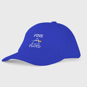 Детская бейсболка с принтом PINK FLOYD   ПИНК ФЛОЙД ЛОГОТИП в городе Новоалтайск, 100% хлопок | классический козырек, металлическая застежка-регулятор размера | Тематика изображения на принте: pink floyd | артрок | группа | музыка | пинк флойд | прогрессивный рок | протопрог | психоделический рок | рок | рок группа | спейсрок | эйсидрок | экспериментальный рок