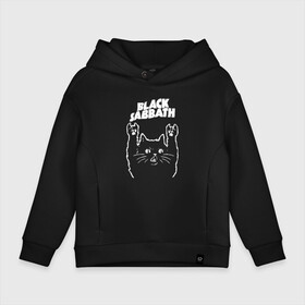 Детское худи Oversize хлопок с принтом Black Sabbath Рок кот в городе Новоалтайск, френч-терри — 70% хлопок, 30% полиэстер. Мягкий теплый начес внутри —100% хлопок | боковые карманы, эластичные манжеты и нижняя кромка, капюшон на магнитной кнопке | Тематика изображения на принте: black | black sabath | black sabbath | hard rock | heavy metal | ozzy | sabath | блэк сабат | группы | кот | метал | музыка | оззи | оззи осборн | ози | осборн | рок | хард рок | хэви метал