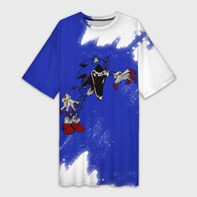 Платье-футболка 3D с принтом SONIC EXE  Краски в городе Новоалтайск,  |  | exe | fnaf | fnf | logo | scp | sonic | игра | игры | краска | лого | символ | символы | соник | страшилка | страшилки | сцп | ужас | ужасы | фнф | экзе